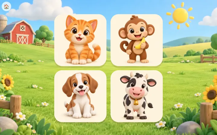 เกมสัตว์ร้องได้